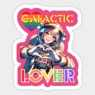 Kawaii, Anime Girl, Galactic Love | Catsie Cat Sticker